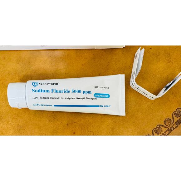 Sodium Fluoride 5000 ppm Spearmint 1.1% Toothpaste NEW - Picture 4 of 7